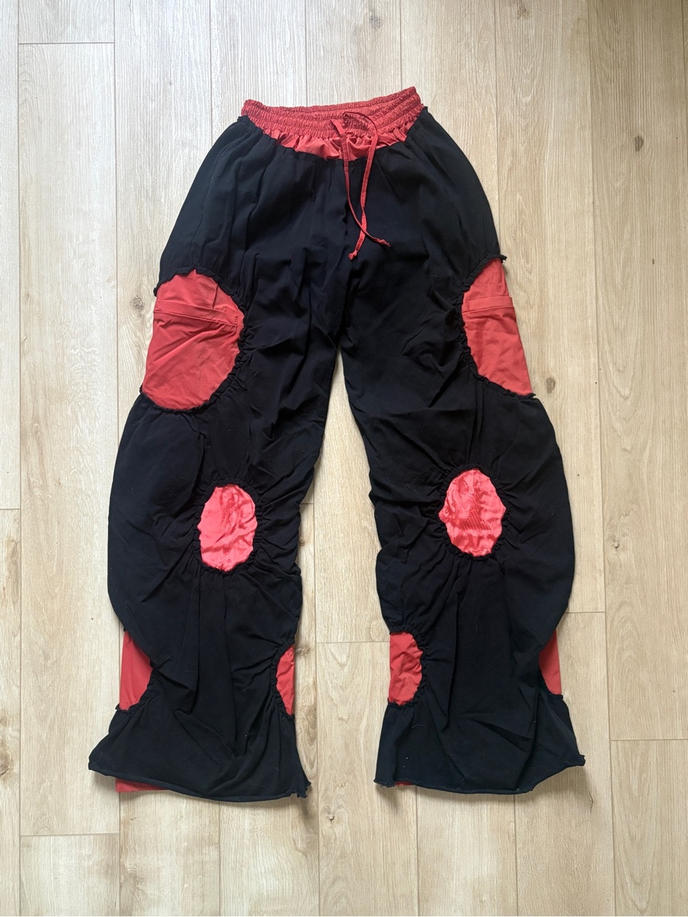 J.Kim Black and Red Ovals Lounge Pants